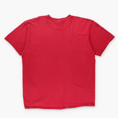 NIKE Vintage Embroidered Small Swoosh Red T-Shirt (XXL)