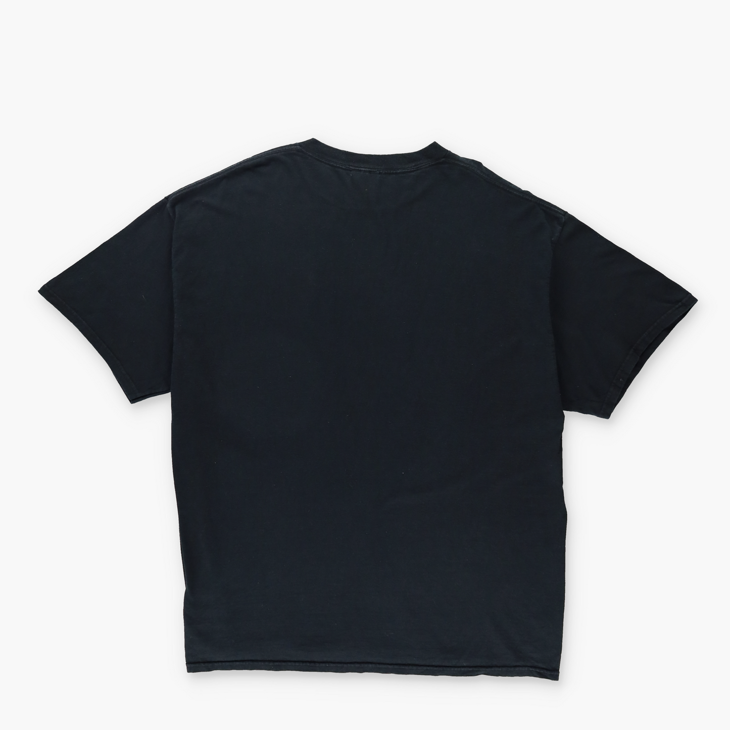 NIKE Vintage Embroidered Small Swoosh Black T-Shirt (XXL)