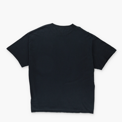 NIKE Vintage Embroidered Small Swoosh Black T-Shirt (XXL)