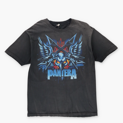 Pantera Heavy Metal Rock Wings Graphic Music Band T-Shirt (M-L)