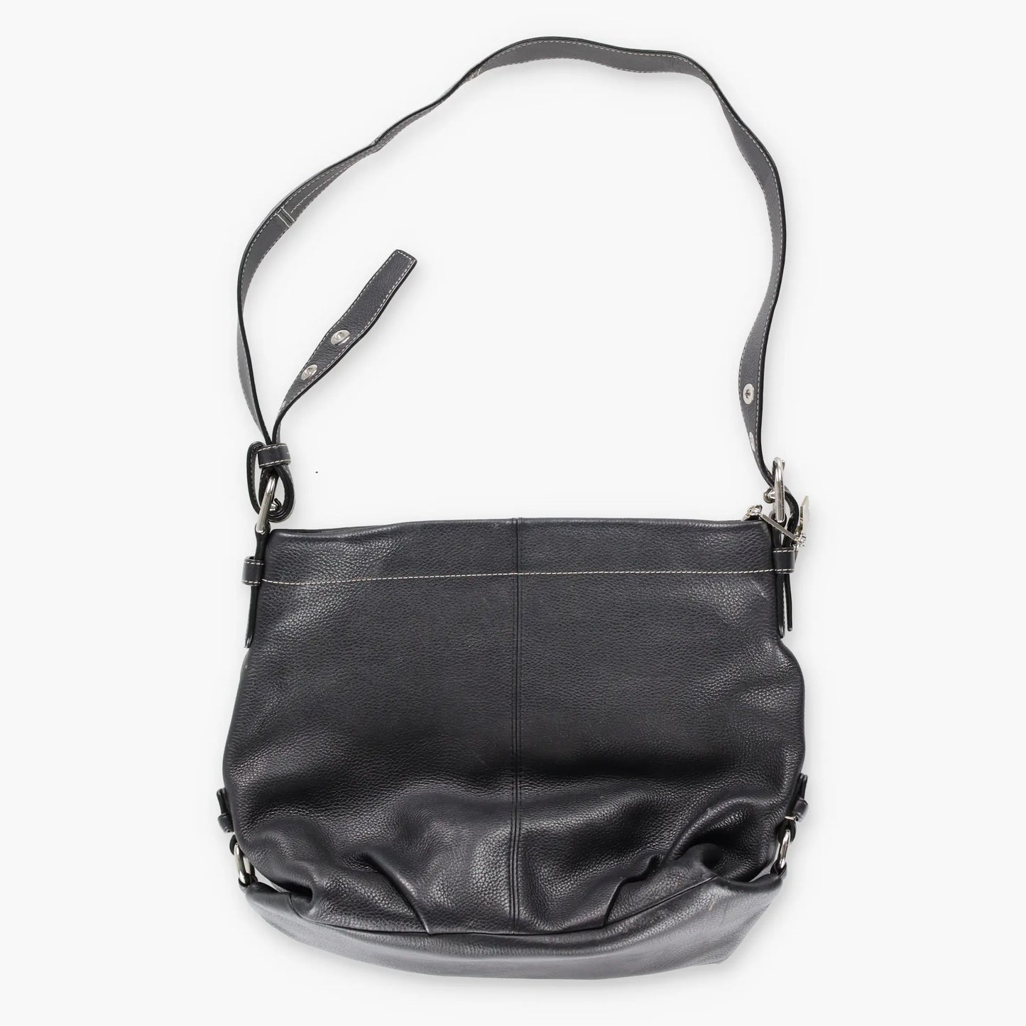 COACH F15064 Pebbled Black Leather Crossbody Bag - Vintage Sole Melbourne