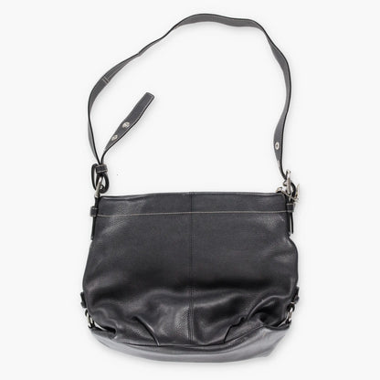 COACH F15064 Pebbled Black Leather Crossbody Bag - Vintage Sole Melbourne