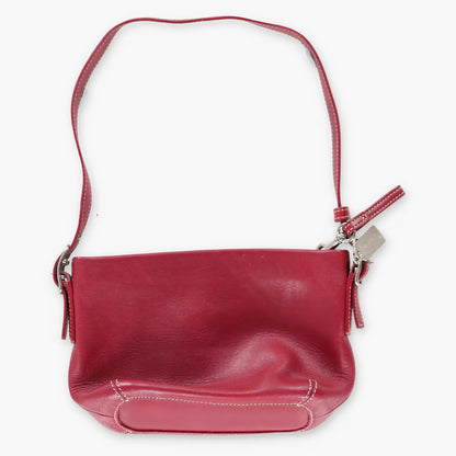 COACH Legacy Cherry Red & Silver Mini Shoulder Bag - Vintage Sole Melbourne