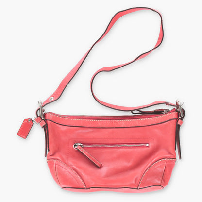 COACH Coral Leather Adjustable Buckle Strap Z14700 Handbag - Vintage Sole Melbourne