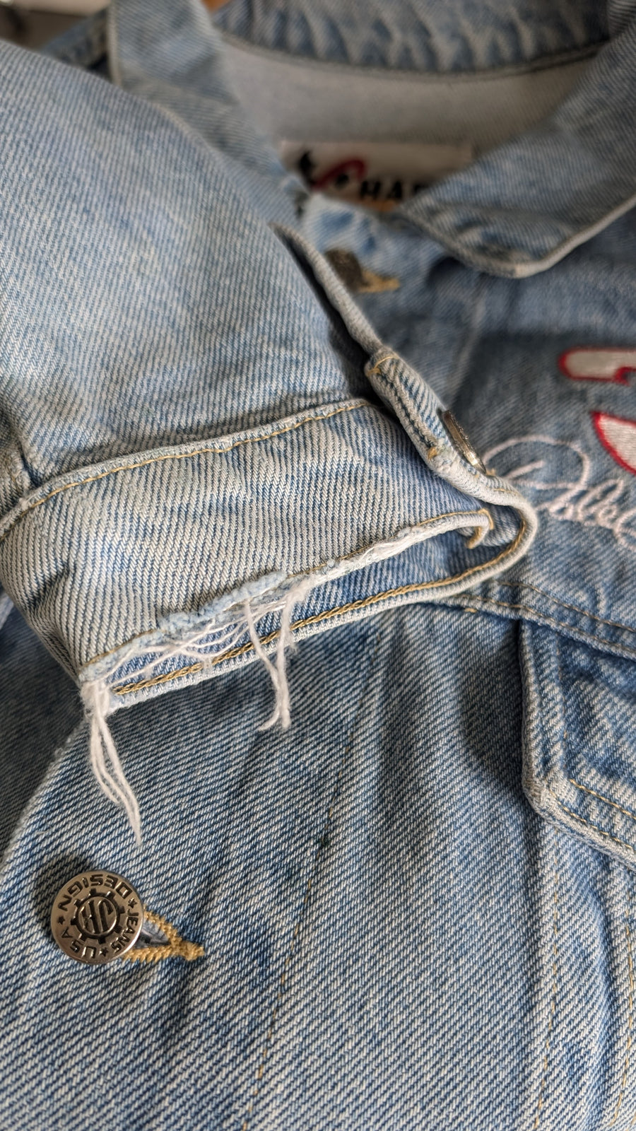 NASCAR Dale Earnhardt #3 Embroidered Denim Jacket (XXL)