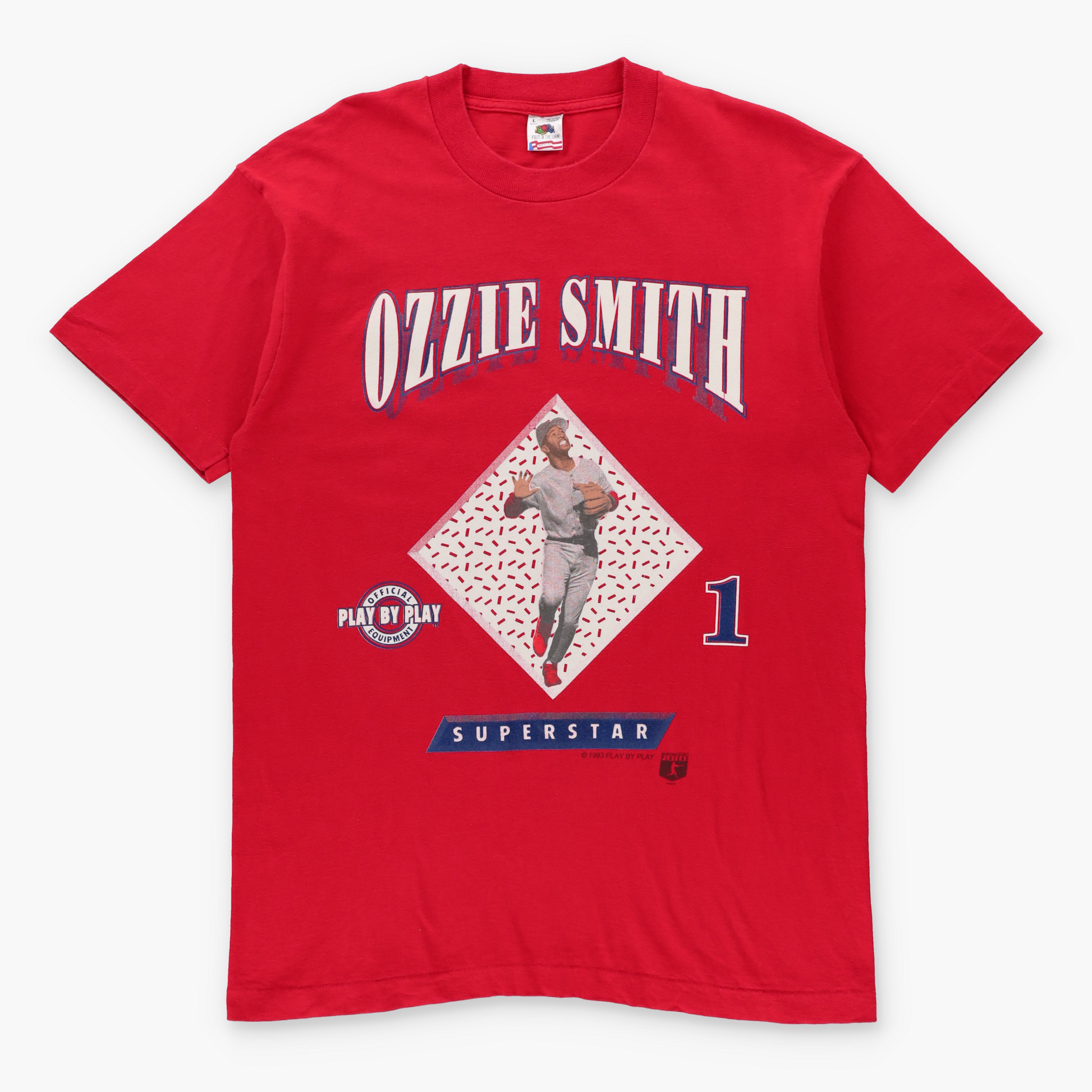 Vintage 1993 St. Louis Cardinals Ozzie Smith Single Stitch MLB T-Shirt USA Made (L TALL) Vintage Sole Melbourne