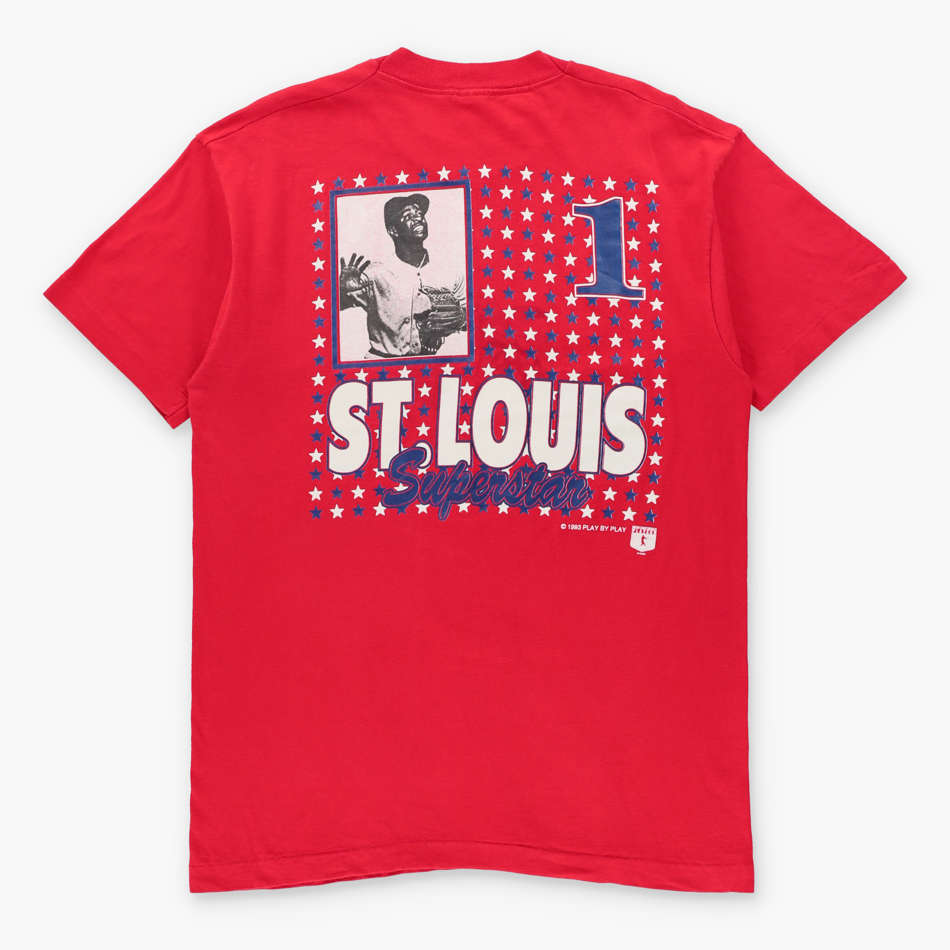 Vintage 1993 St. Louis Cardinals Ozzie Smith Single Stitch MLB T-Shirt USA Made (L TALL) Vintage Sole Melbourne