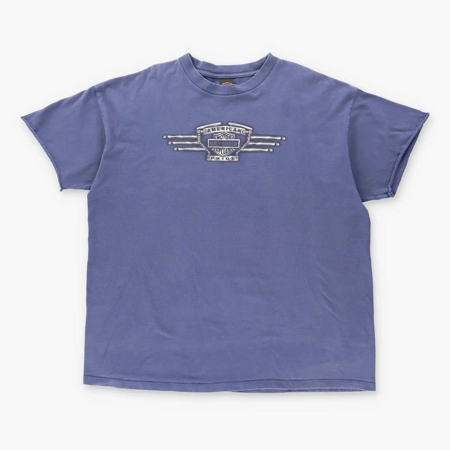 Vintage HARLEY DAVIDSON USA Made Distressed Purple Motorcycle T-Shirt (XL) Vintage Sole Melbourne