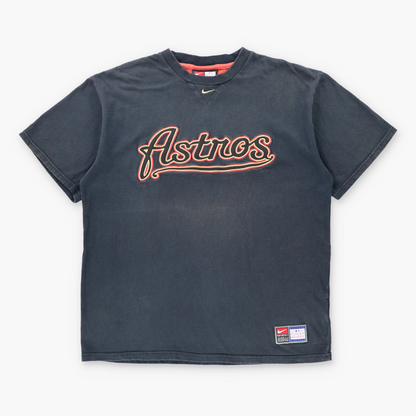 NIKE Genuine Merchandise Houston Astros Embroidered Centre Swoosh MLB T-Shirt (L) Vintage Sole Melbourne