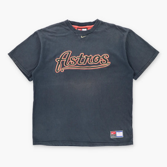 NIKE Genuine Merchandise Houston Astros Embroidered Centre Swoosh MLB T-Shirt (L)