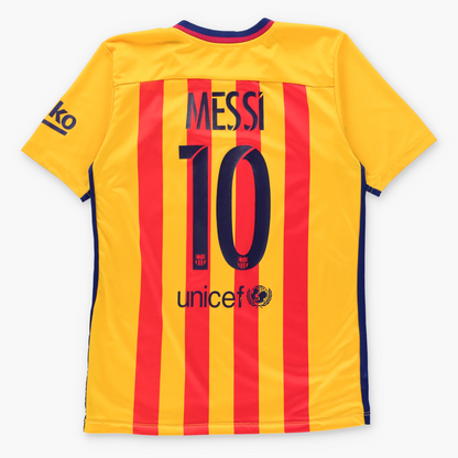 Vintage FC Barcelona 2013/2014 Messi #10 Away Soccer Jersey (XXS) Vintage Sole Melbourne