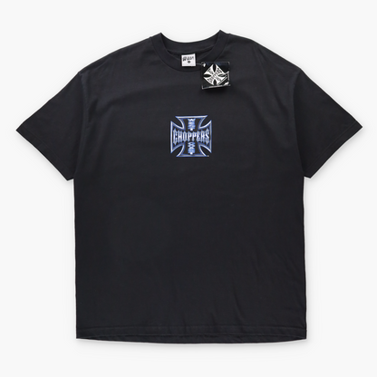 Vintage WEST COAST CHOPPERS Long Beach California Y2K Style Black T-Shirt With Original Tag (XXL) Vintage Sole Melbourne