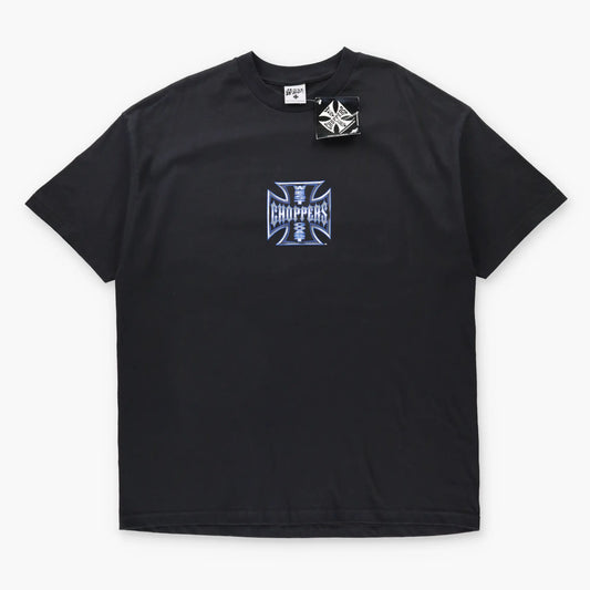Vintage WEST COAST CHOPPERS Long Beach California Y2K Style Black T-Shirt With Original Tag (XXL TALL)