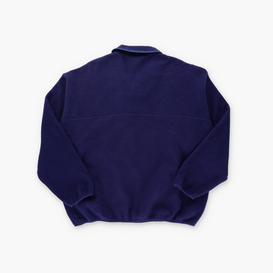 PATAGONIA Blue USA Made 1/4 Snap Fleece Sweatshirt (XL)