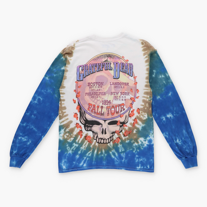 Vintage GRATEFUL DEAD X LIQUID BLUE Tie Dye Blue Long Sleeve T-Shirt *Aubs Vintage Sole Melbourne