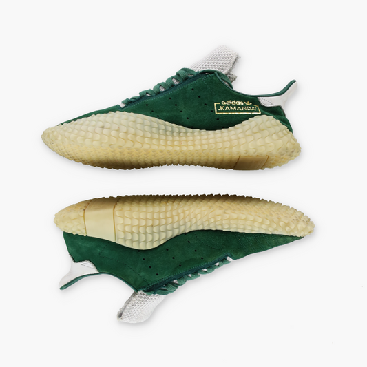 ADIDAS Kamanda Gum Sole Forest Green Suede Sneakers (9)