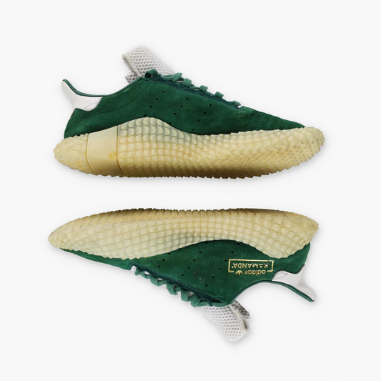 ADIDAS Kamanda Gum Sole Forest Green Suede Sneakers (9)