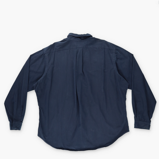 RALPH LAUREN 'Classic Fit' Navy Button Up Long Sleeve Shirt (XL)