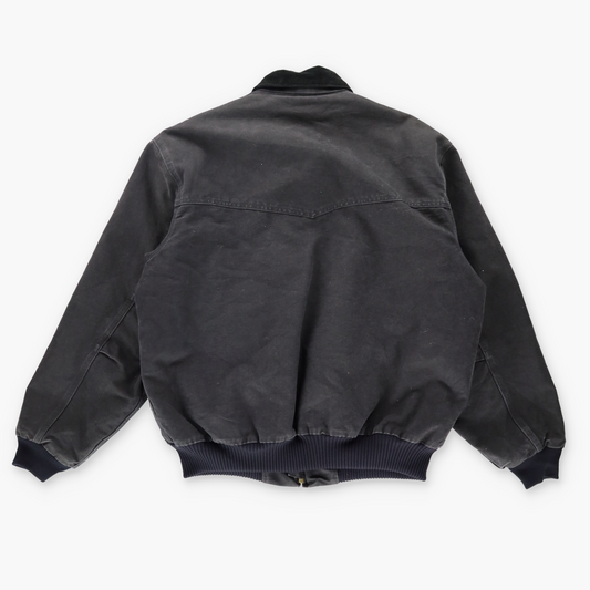 CARHARTT J14 BLK 'Santa Fe' Detroit Canvas & Corduroy Jacket (XL)