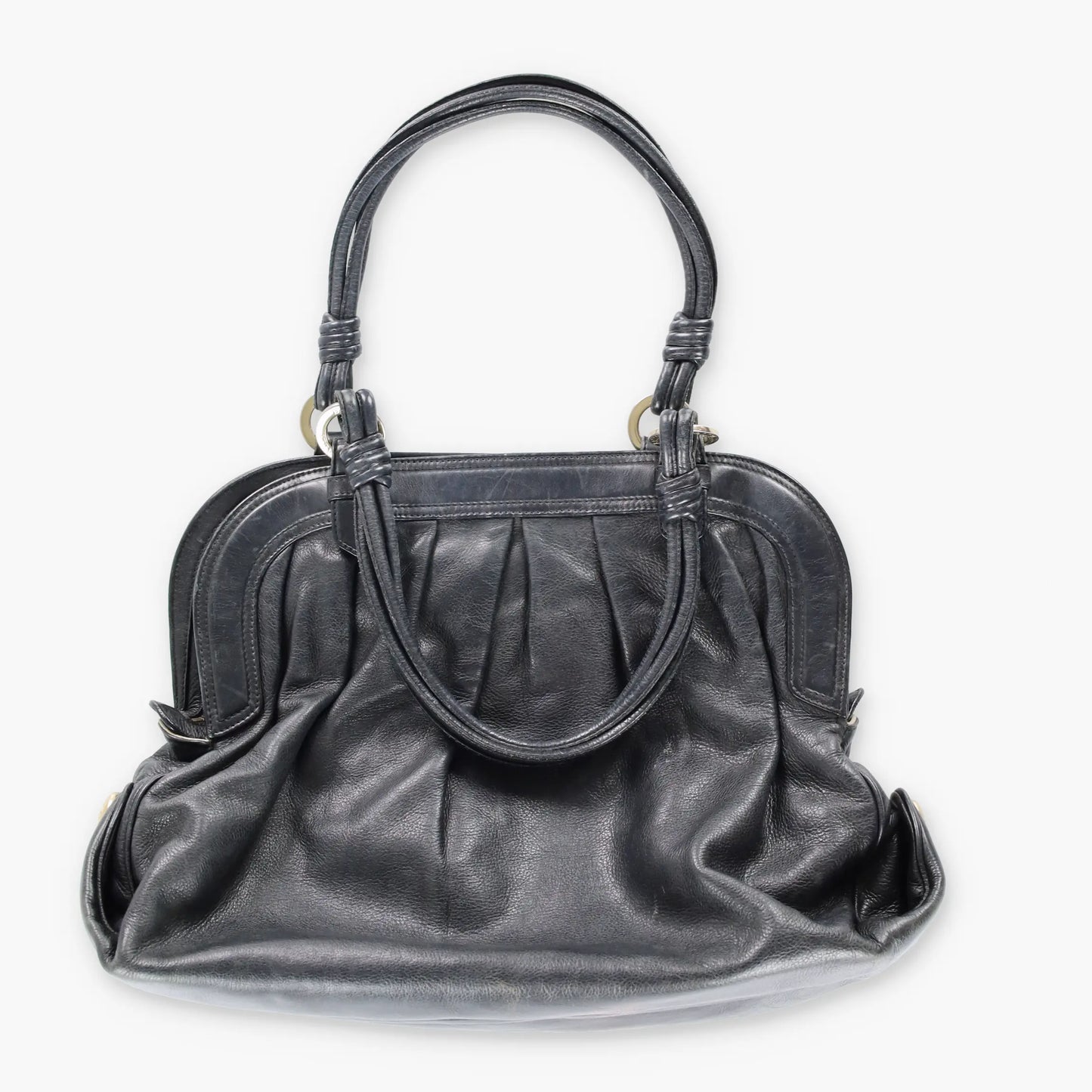 BALLY 'Lailan' Italy Made Genuine Leather Black Shoulder Bag - Vintage Sole Melbourne