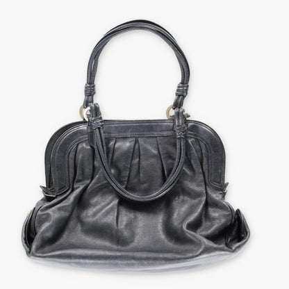 BALLY 'Lailan' Italy Made Genuine Leather Black Shoulder Bag - Vintage Sole Melbourne