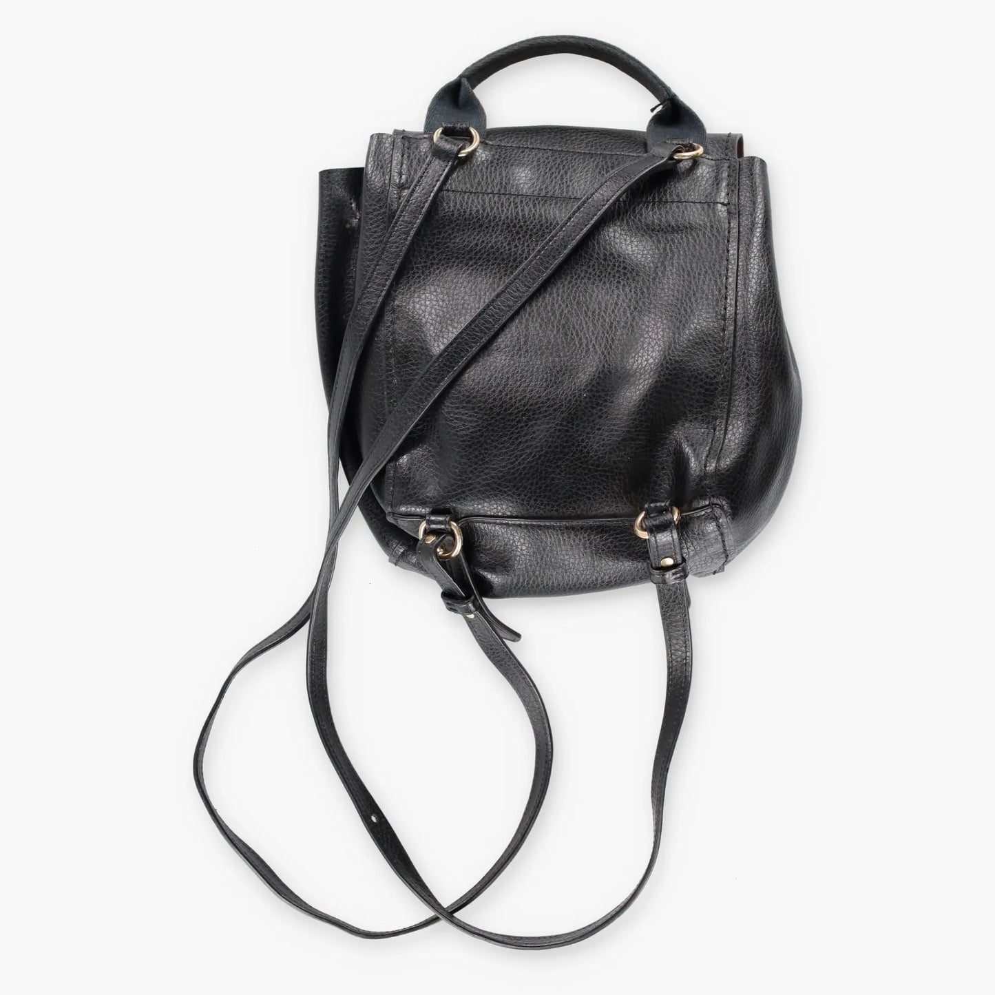 COACH 'Derby' F59819 Black Pebbled Mini Drawstring Backpack - Vintage Sole Melbourne