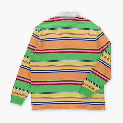 RALPH LAUREN POLO Bright Multicolour Stripe Rugby Jumper (M) ***COCO - Vintage Sole Melbourne