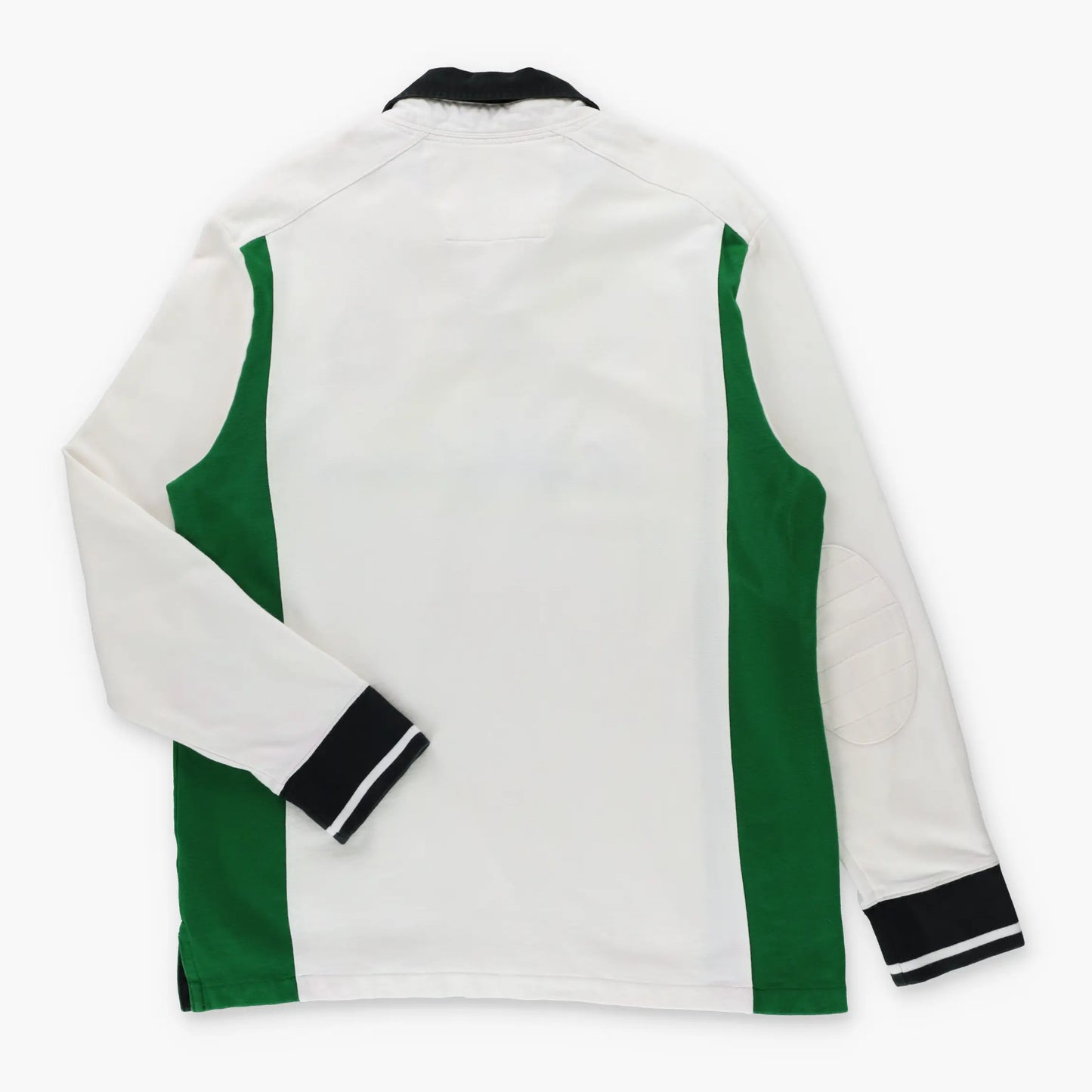 RALPH LAUREN POLO Custom Fit 'Snow Challenge Cup' Green & White Rugby Jumper (L-XL TALL) ***COCO - Vintage Sole Melbourne