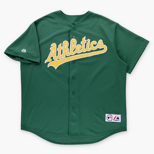 Oakland Athletics Eric Chavez #3 MAJESTIC Korean Made MLB Jersey (XXL) ***COCO - Vintage Sole Melbourne