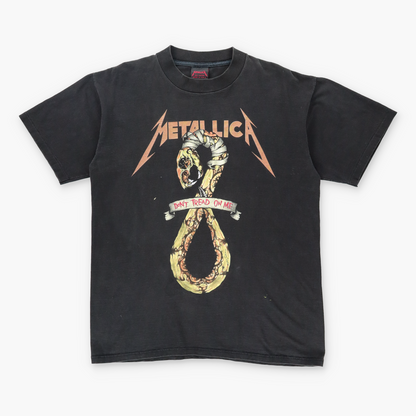 Vintage METALLICA 1991 'Don't Tread On Me' Single Stitch Band T-Shirt (L) Vintage Sole Melbourne