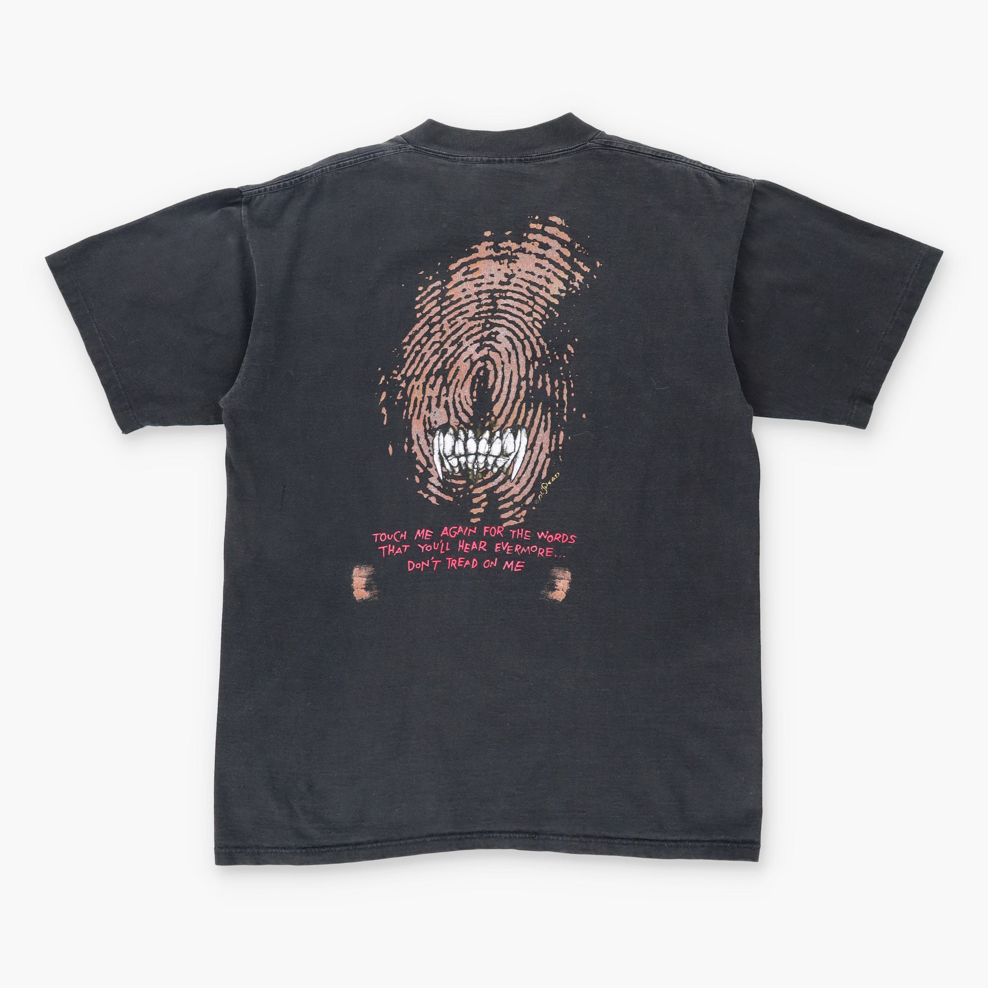 Vintage METALLICA 1991 'Don't Tread On Me' Single Stitch Band T-Shirt (L) Vintage Sole Melbourne