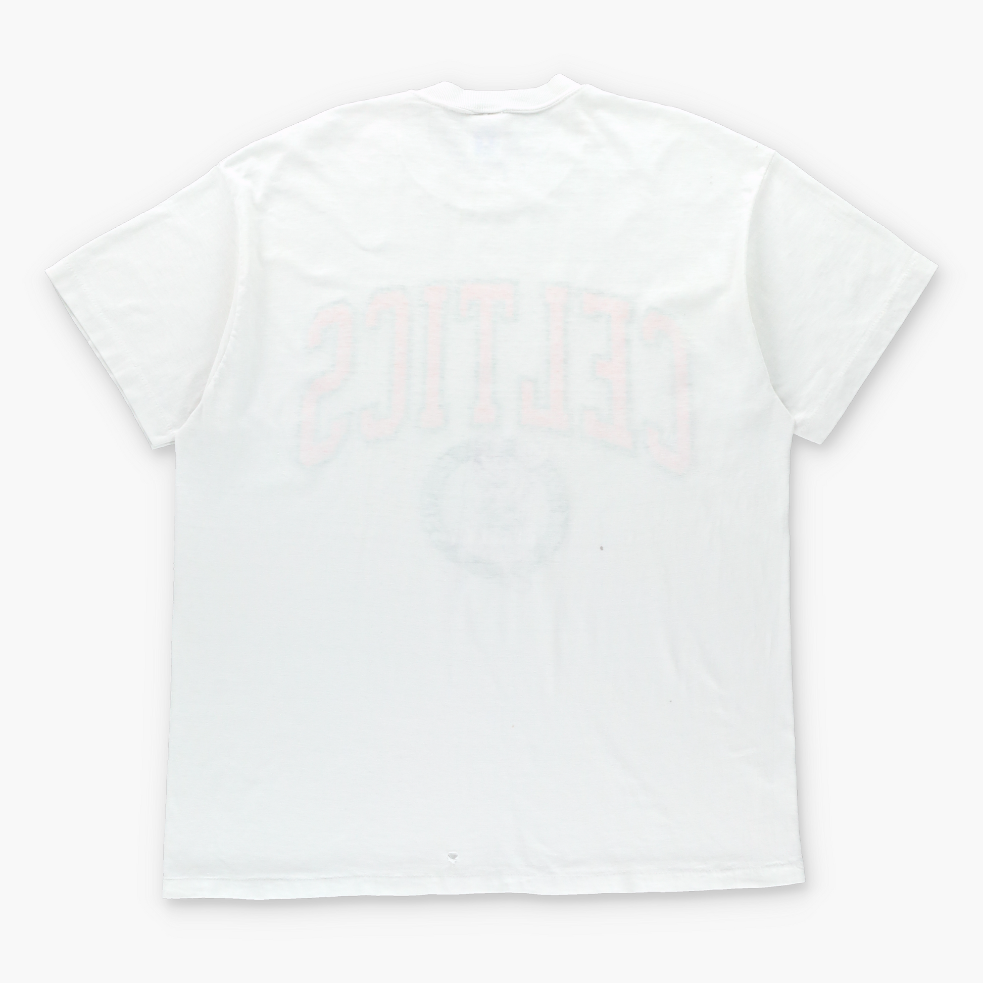 Vintage LOGO 7 Boston Celtics Basketball USA Made White NBA Tee (L) Vintage Sole Melbourne
