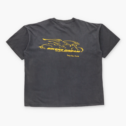 Vintage 1993 "Ultimate Ride" Tampa Bay American Biker Black Single Stitch Tee USA Made (XXL) Vintage Sole Melbourne