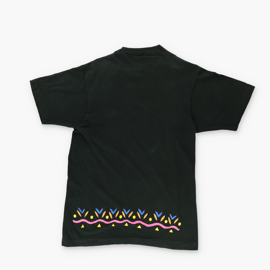 MARCY AND ME Puffy Animal Print Graphic T-Shirt USA Made (M-L)