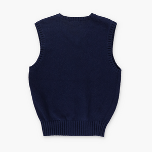 RALPH LAUREN POLO Navy Knit Sweater Vest (M)