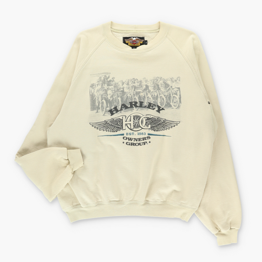 HARLEY DAVIDSON Owner's Group Sweatshirt USA Made (L)
