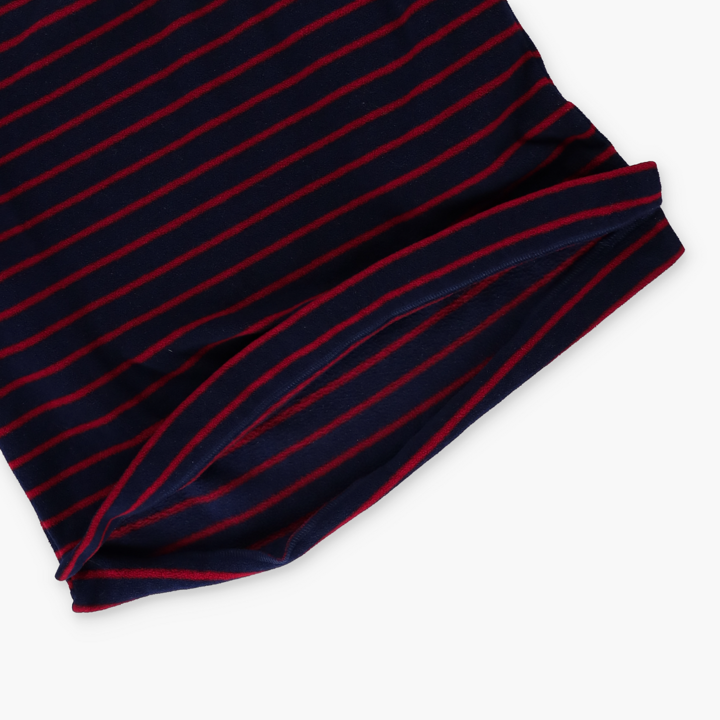 TOMMY HILFIGER Nautical Stripe 1/4 Zip Fleece Sweatshirt (L)