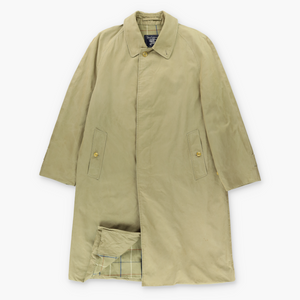 Vintage BURBERRY Cotton Khaki Car Trench Coat England Made (50 REG)