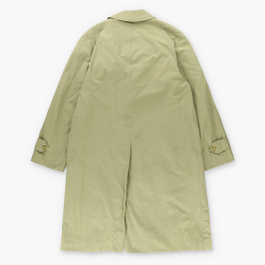 Vintage BURBERRY Green Khaki Cotton Car Trench Coat (50 REG)