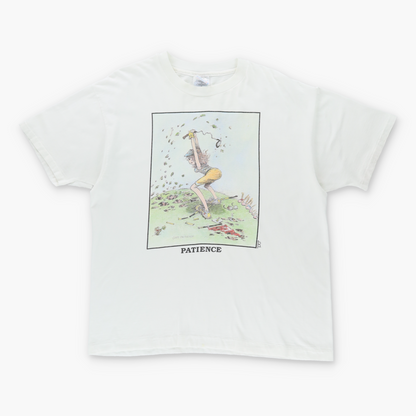 Vintage COMEDY 'Patience' Gary Paterson Golfer Lady Single Stitch USA Made T-Shirt (XL ) Vintage Sole Melbourne