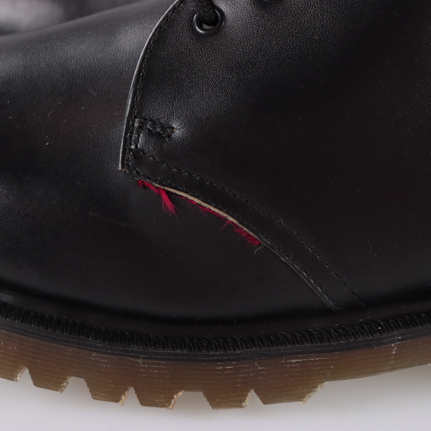 DR MARTENS 'Royal Mail' R. Griggs Black Leather Shoes UK Made (8)