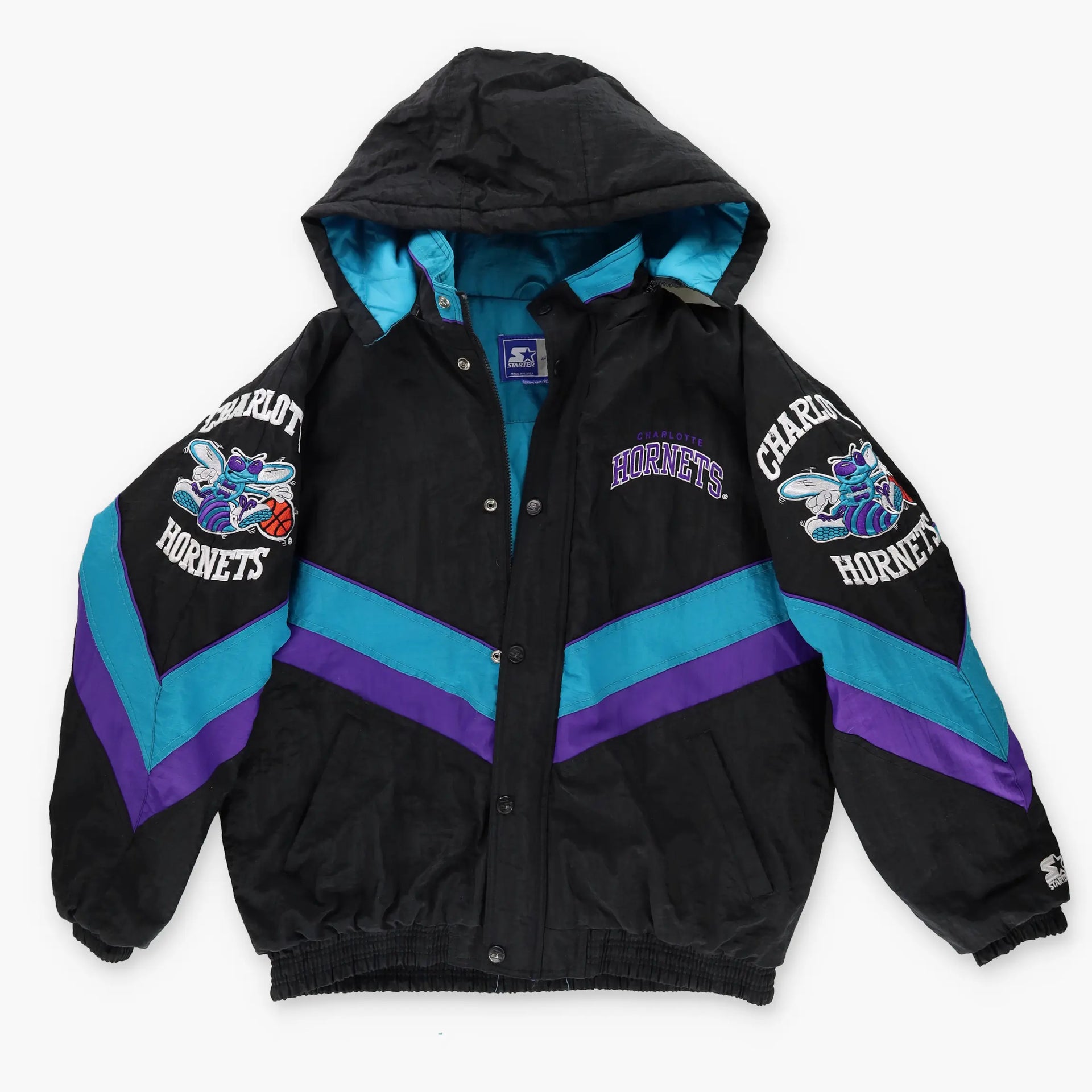 STARTER Charlotte Hornets NBA Korean Made Basketball Windbreaker
