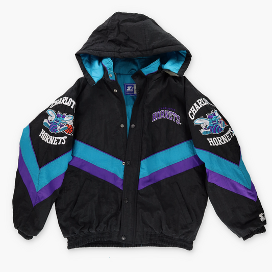 STARTER Charlotte Hornets NBA Korean Made Basketball Windbreaker Jacket (XL)