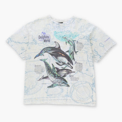 Vintage Dolphin Atlas All Over Print *Aubs Vintage Sole Melbourne