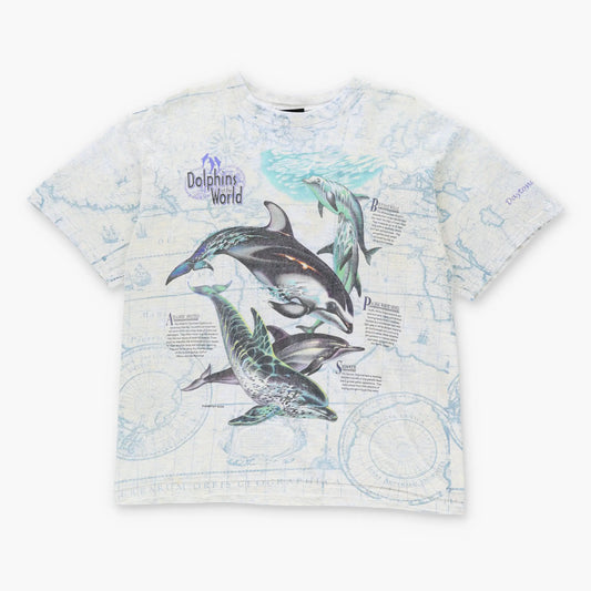 Vintage Dolphin Atlas All Over Print *Aubs Vintage Sole Melbourne