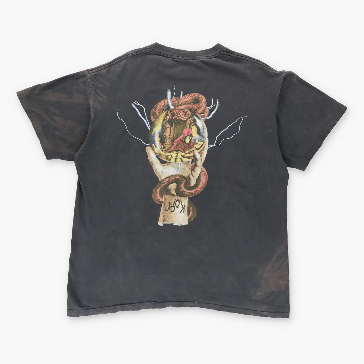 Vintage KORN Y2K Distressed Fade T-Shirt (XL) *Aubs Vintage Sole Melbourne