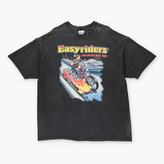 Vintage EASY RIDER Salt Lake City Grey T-Shirt *Aubs Vintage Sole Melbourne