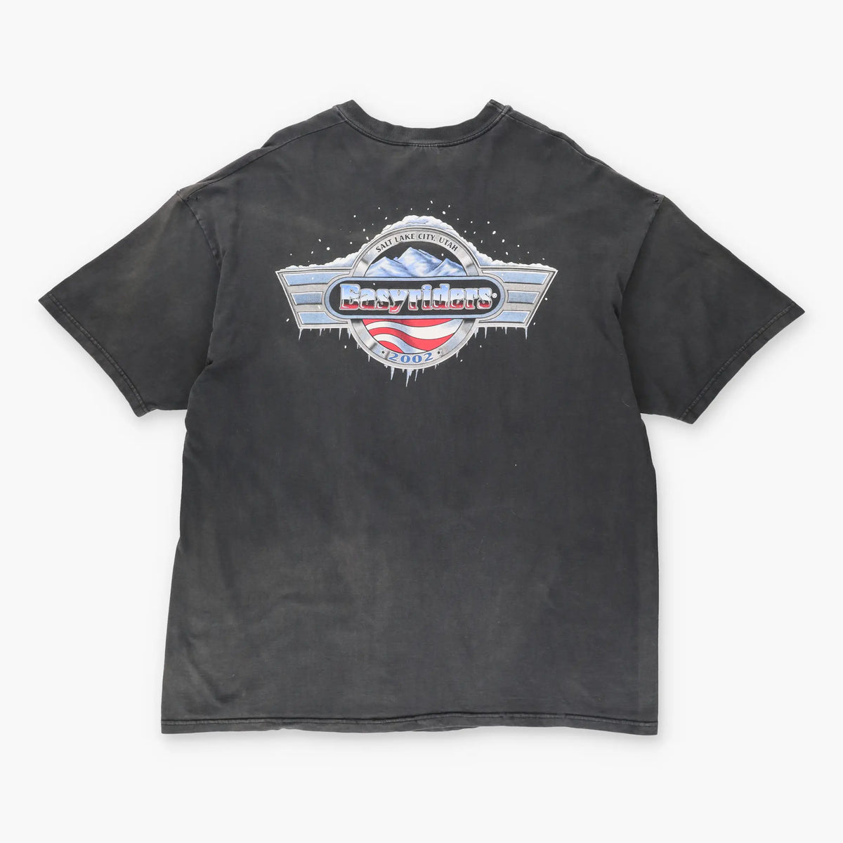 Vintage EASY RIDER Salt Lake City Grey T-Shirt *Aubs Vintage Sole Melbourne