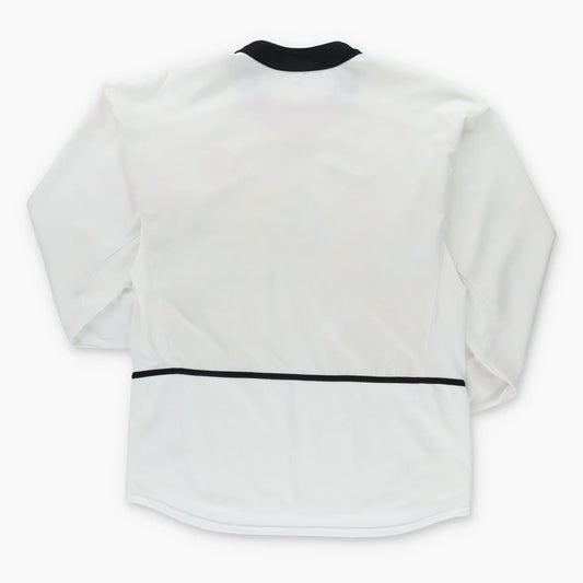 Vintage NIKE Manchester United 2002/2003 Away Long Sleeve White Jersey(L-XL)