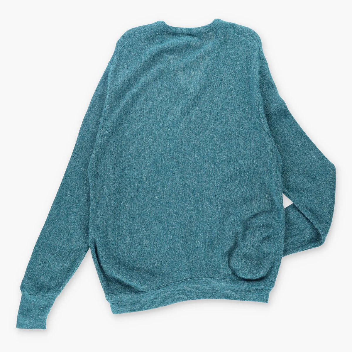 Vintage LACOSTE 80's Embroidered Croc USA Made Green Knit Sweater (XL)